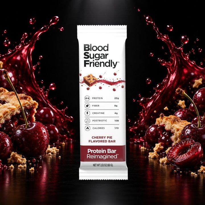 Cherry Pie bar in a cherry splash